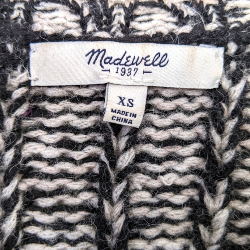 Madewell Smoky Free People Style Chunky Knit Sweater. XS. - Picture 6 of 14